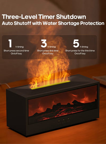Aromatherapy Essential Oil Diffuser — Ultrasonic Humidifier & Night Light