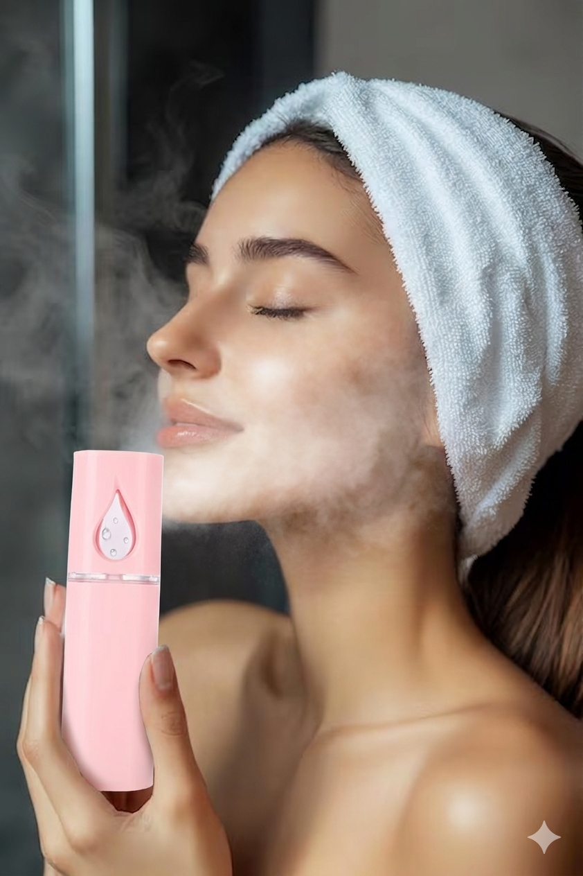 Mini Facial Steamer — Deep Pore Cleansing & Hydration