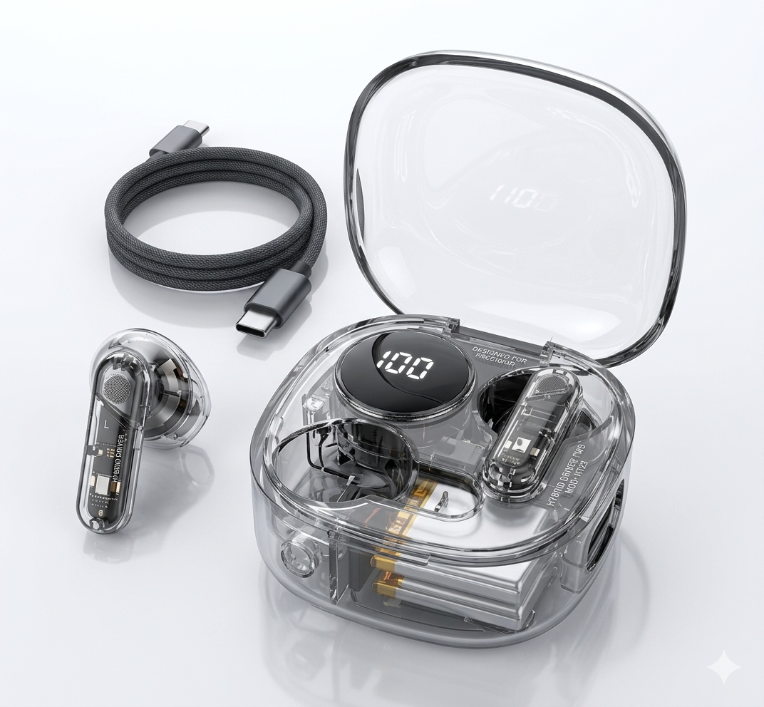 Wireless Earbuds — Bluetooth 5.3 with Noise Cancellation & 30Hr Battery