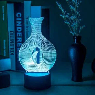 Aesthetic Moon Lamp — 3D LED Night Light with Remote & Touch Control