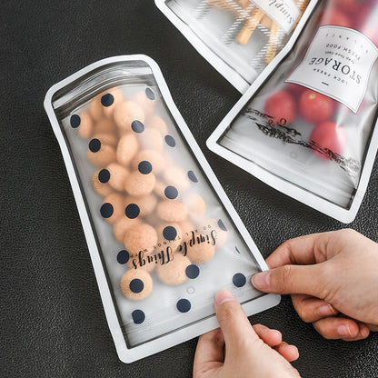 Reusable Silicone Food Storage Bags — Leak-Proof & Freezer Safe Set of 4