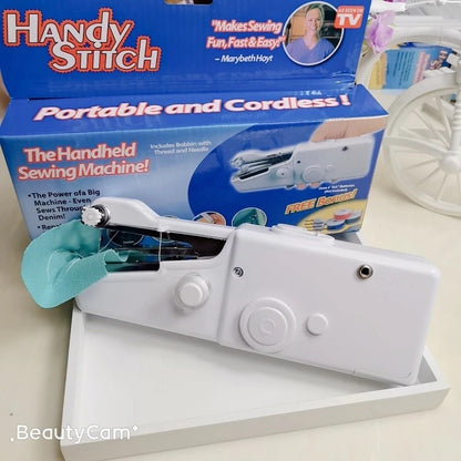 Handheld Portable Sewing Machine — Fix Clothes Anywhere