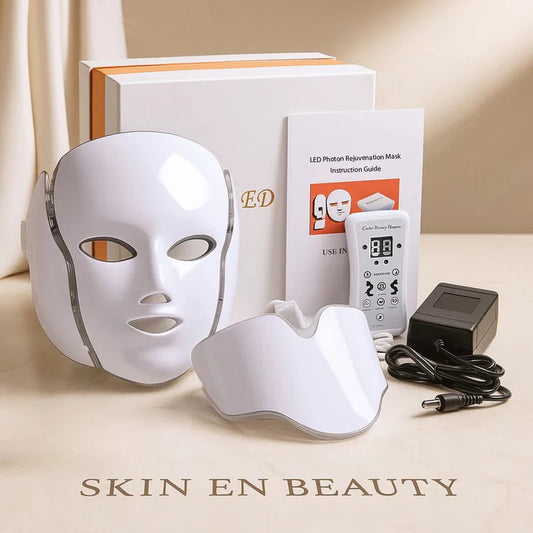 LED Light Therapy Face Mask — 7 Colour Modes for Anti-Aging & Acne Treatment