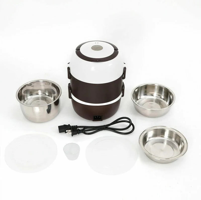 Portable Electric Lunch Box — Self-Heating Food Warmer for Office & Travel