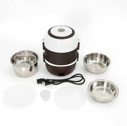 Portable Electric Lunch Box — Self-Heating Food Warmer for Office & Travel
