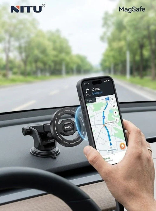 Universal Phone Holder — Adjustable Mount for Car Dashboard & Desk