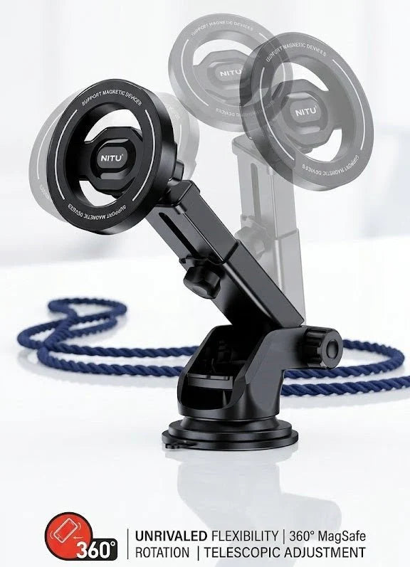 Universal Phone Holder — Adjustable Mount for Car Dashboard & Desk