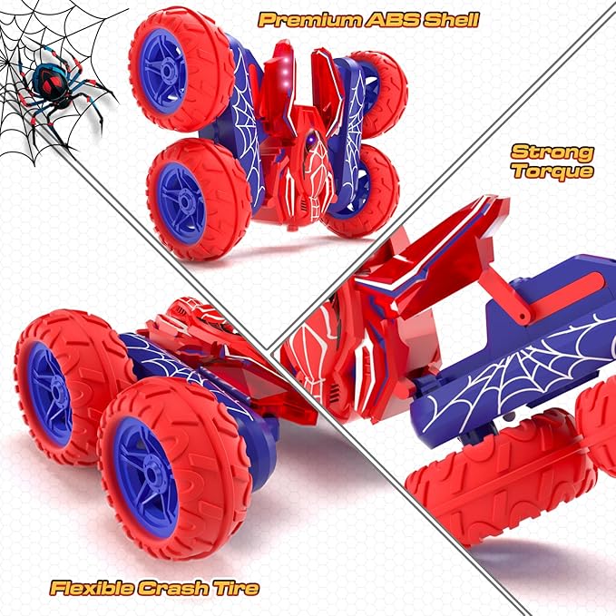 Remote Control Mini Car — High-Speed RC Stunt Car with 360° Rotation